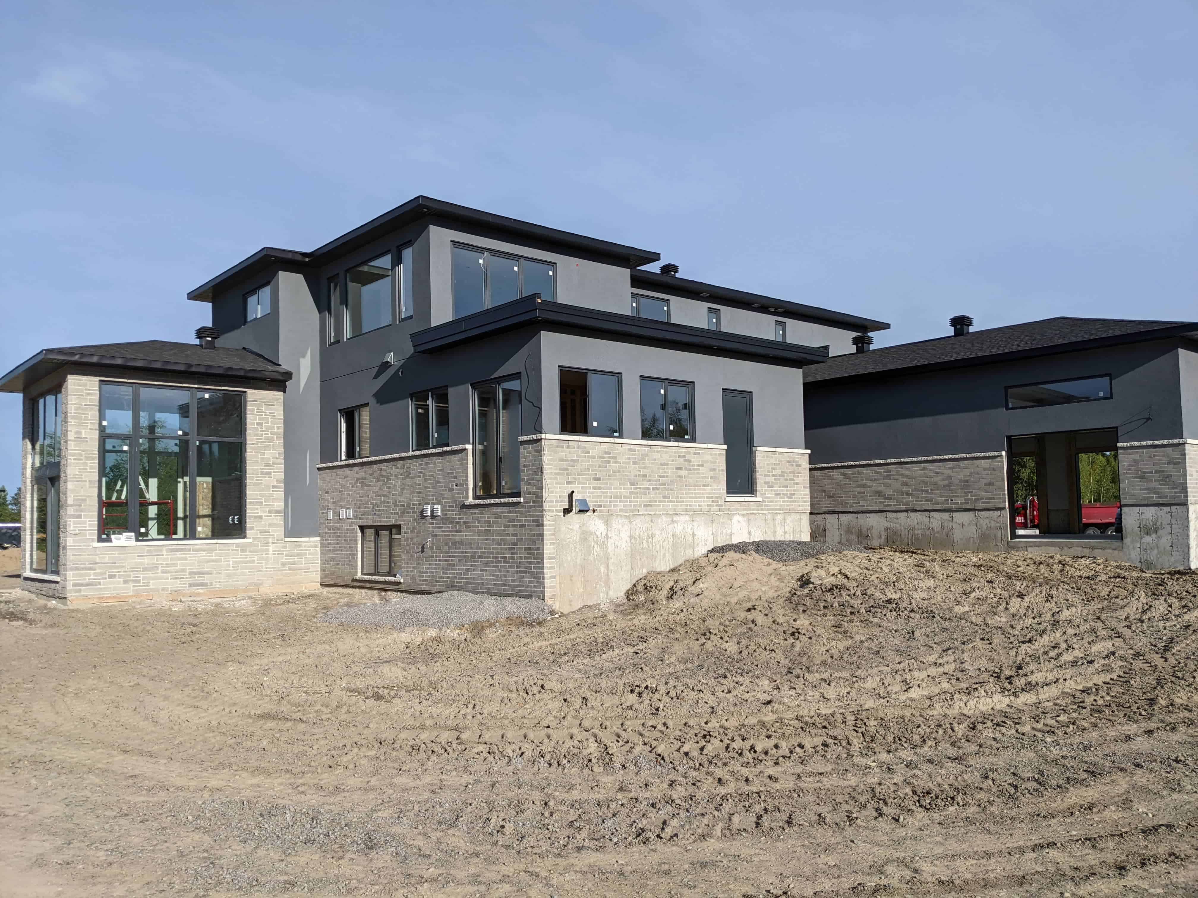 Deck construction site prepared for permit-ready planning in Ottawa