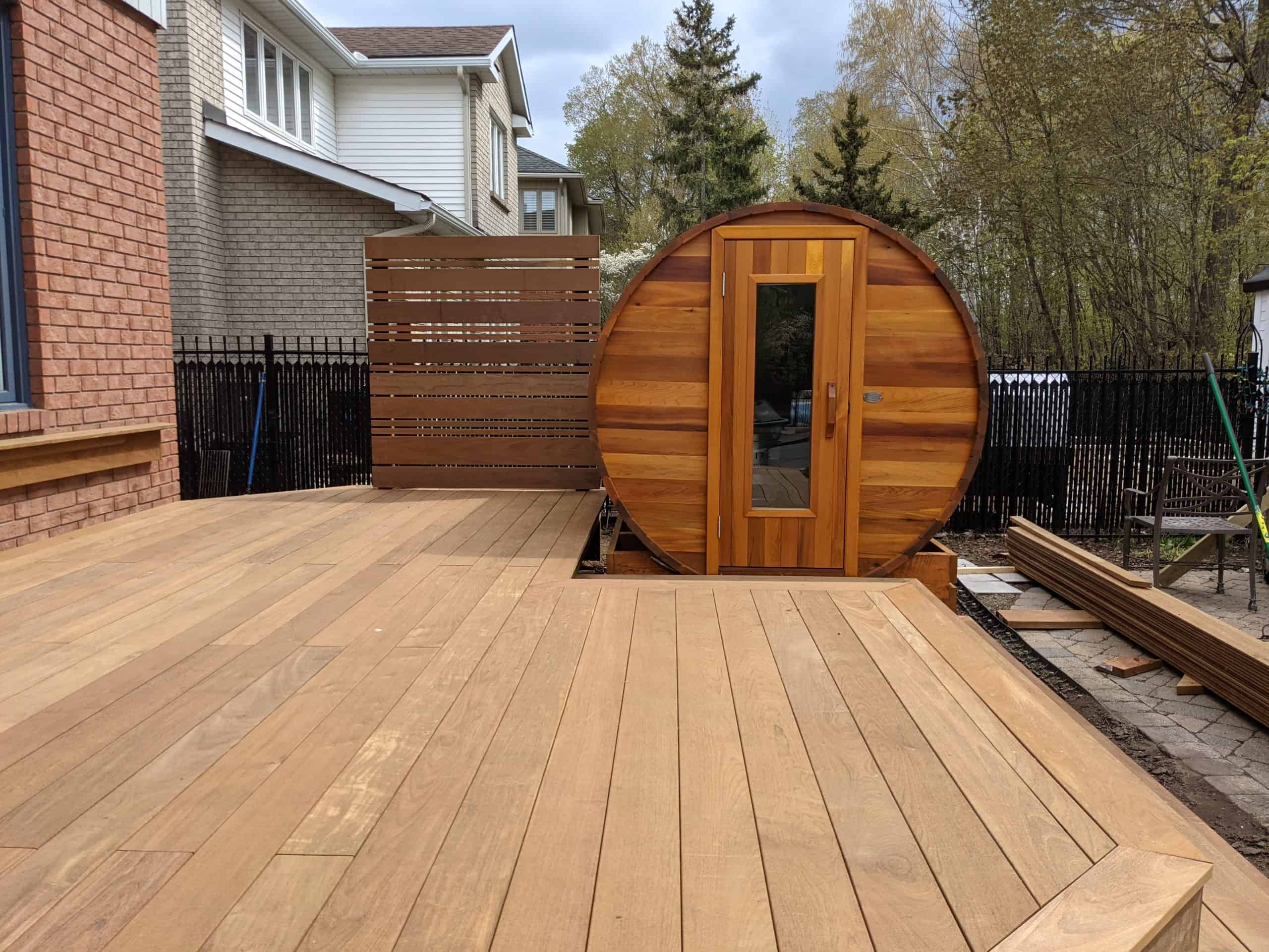 Kanata IPE Deck and Privacy Screen