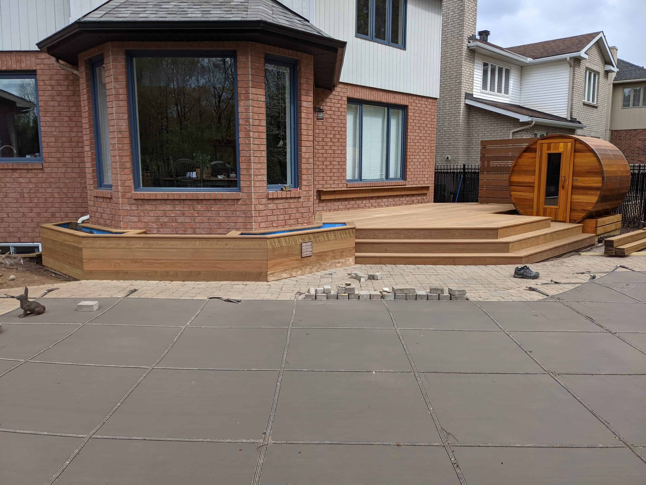 IPE Deck and Planters by Ottawa Deck Builders