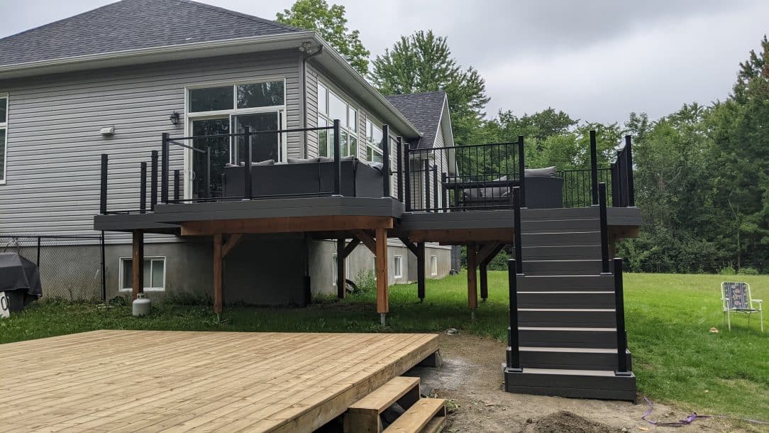 Beautiful Fiberon Cabana Deck W  Railing