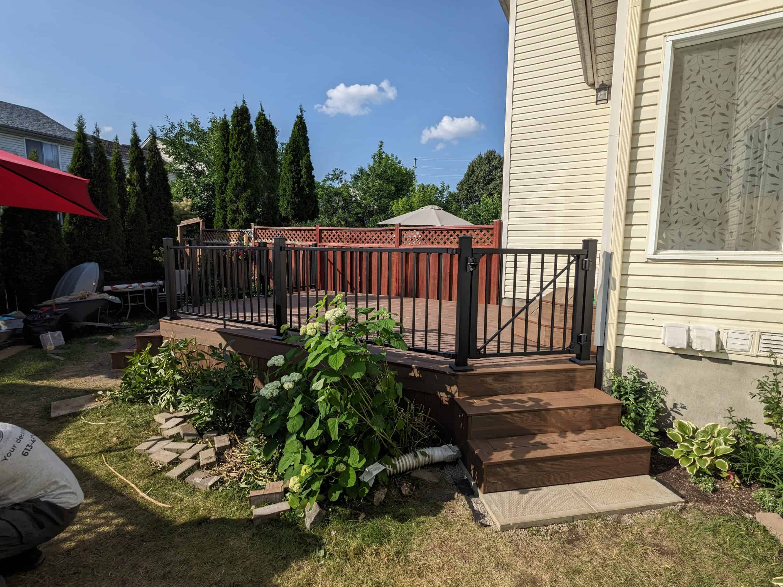 Fiberon Deck with Railing by Ottawa Deck Builders