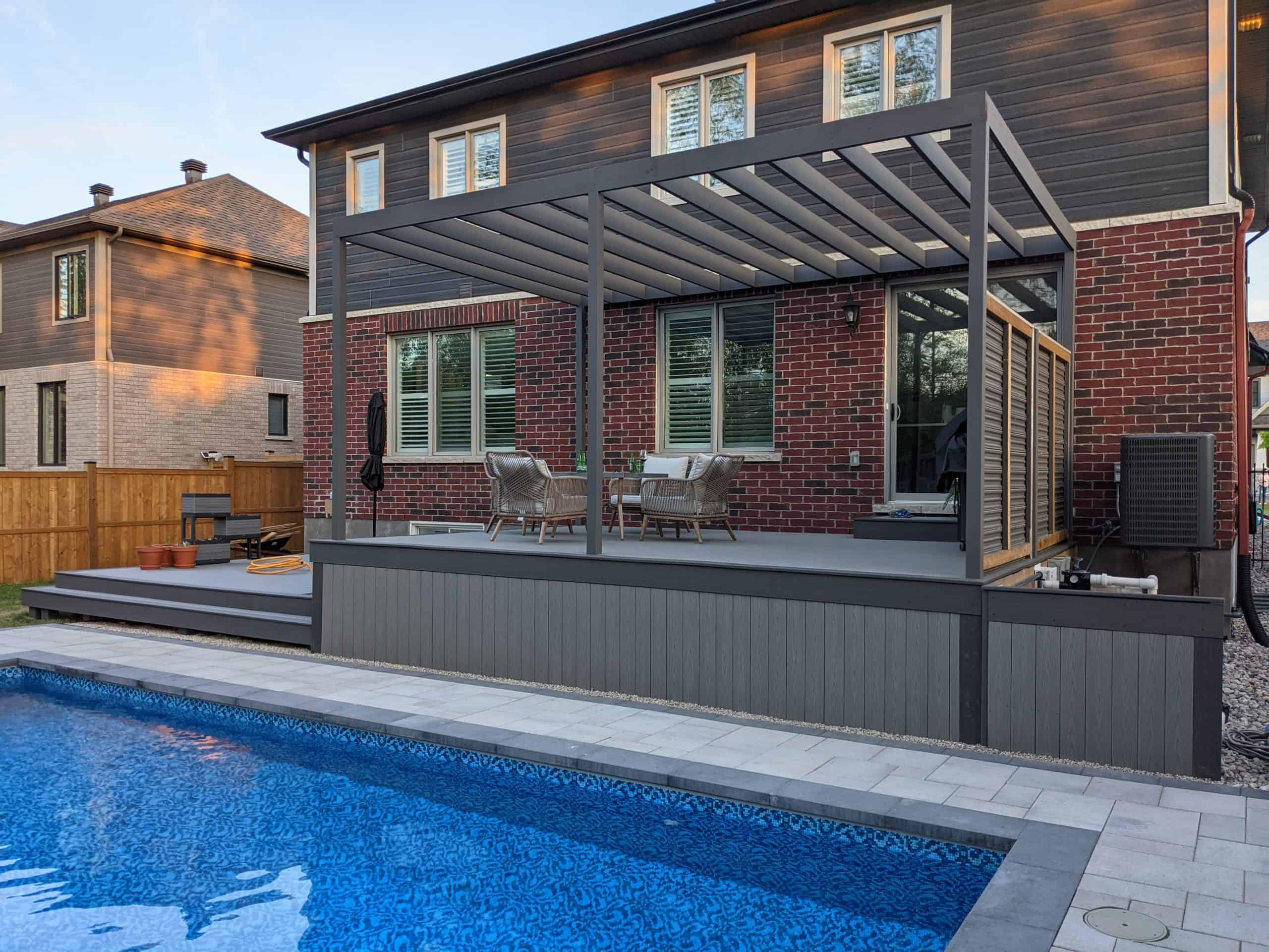 Cottage Deck and Pergola in Ottawa