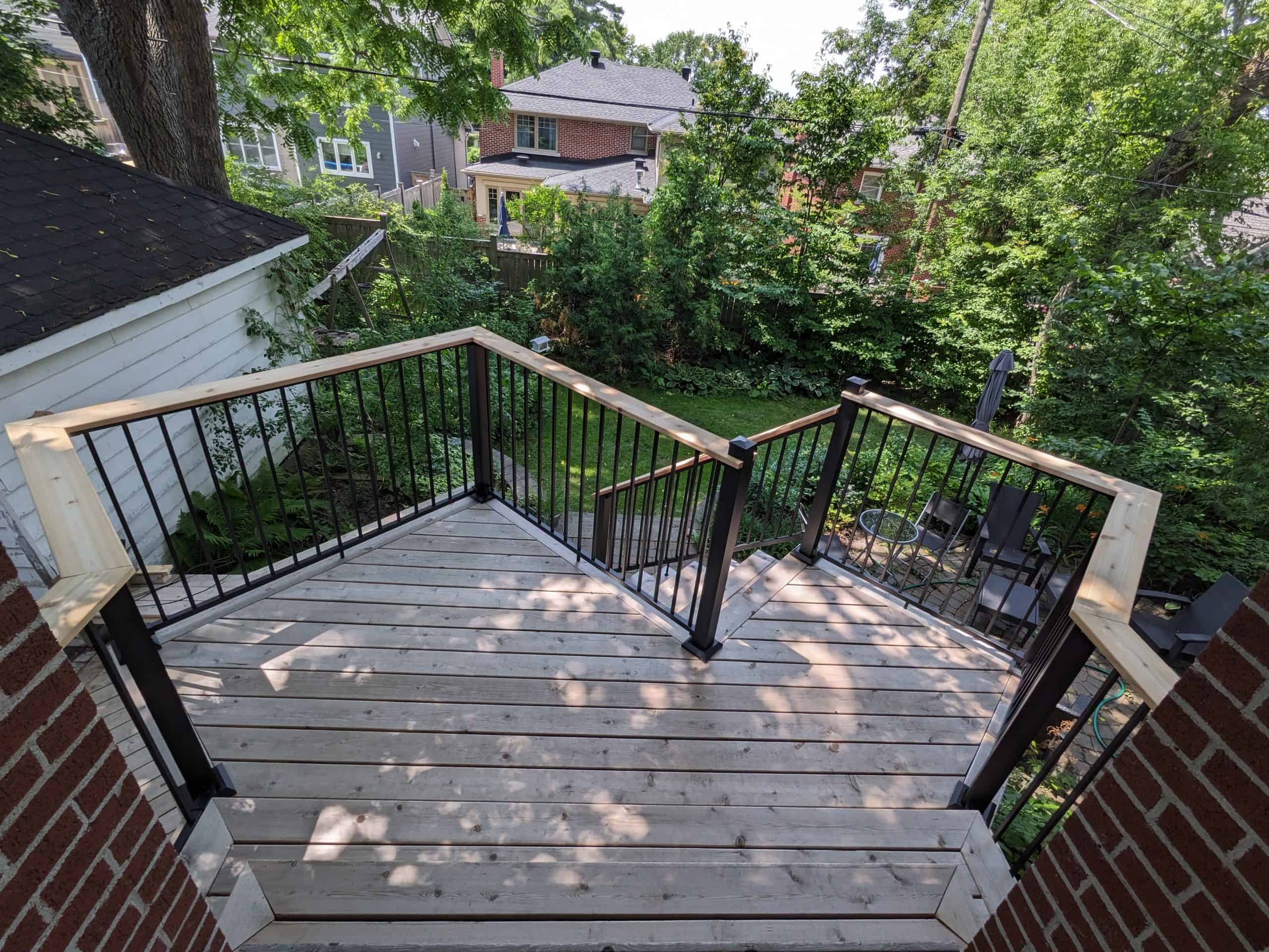 Fortress Black Rail by Ottawa Deck Builders