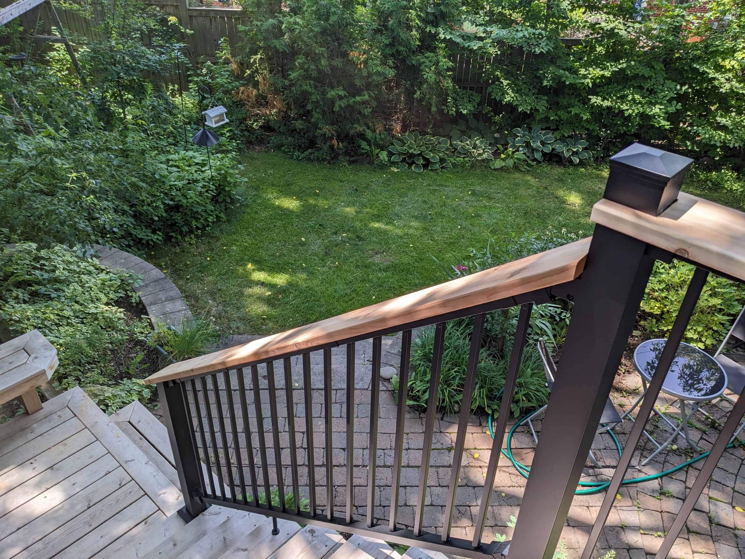 Fortress Railing with Drinkrail by Ottawa Deck Builders