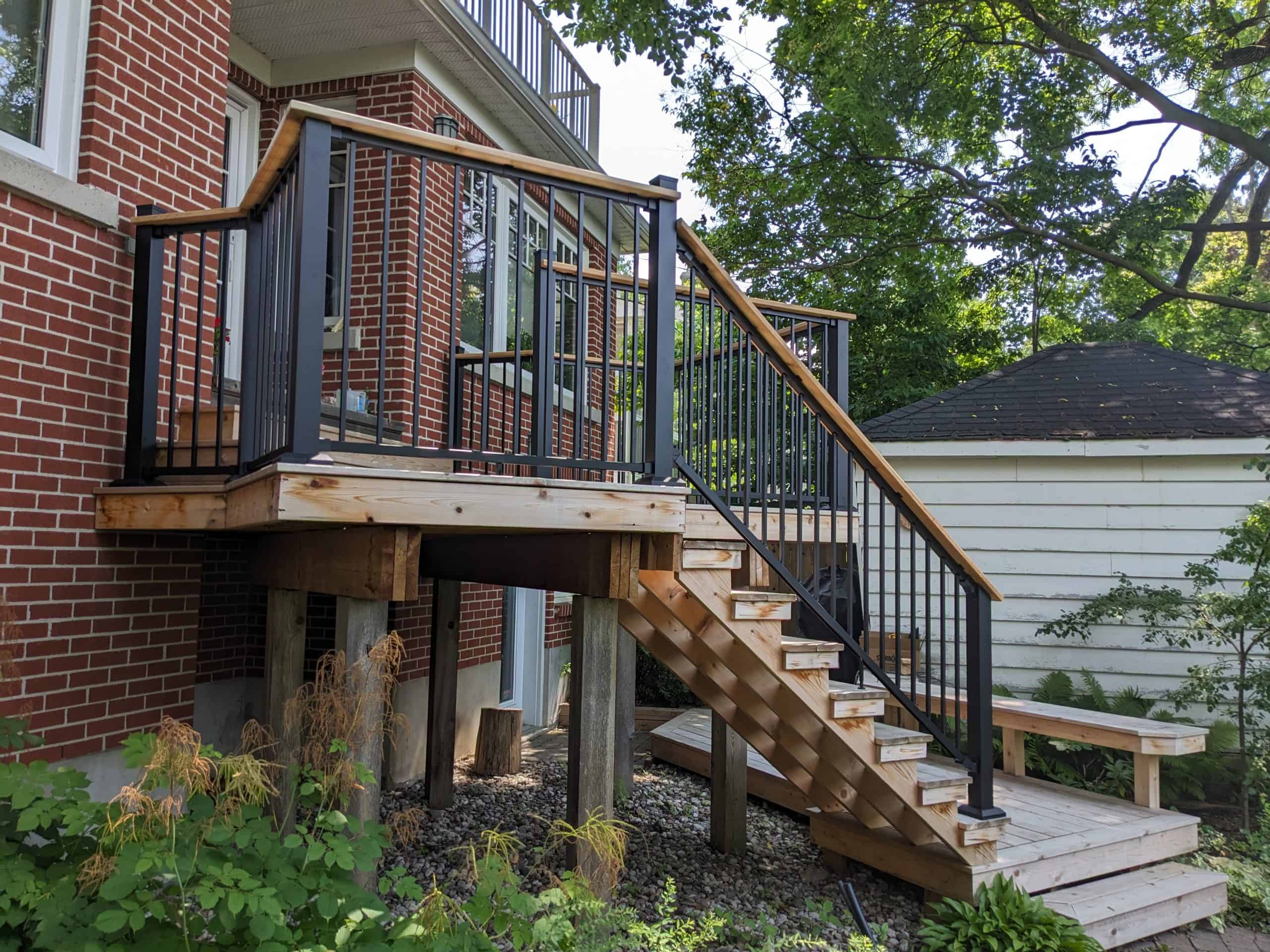 Fortress Railing Staircase in Ottawa