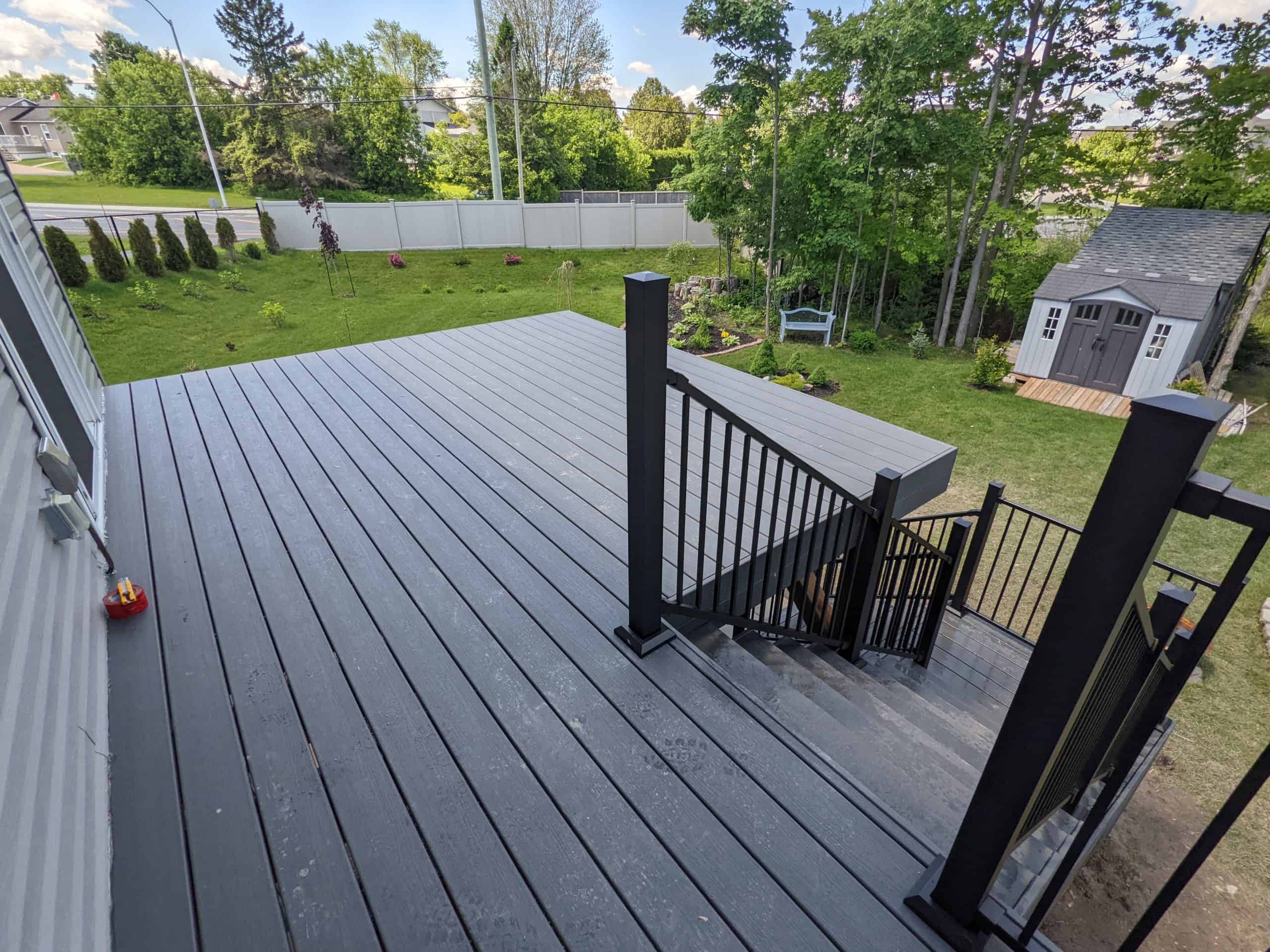 Clamshell Composite Deck by Ottawa Deck Builders