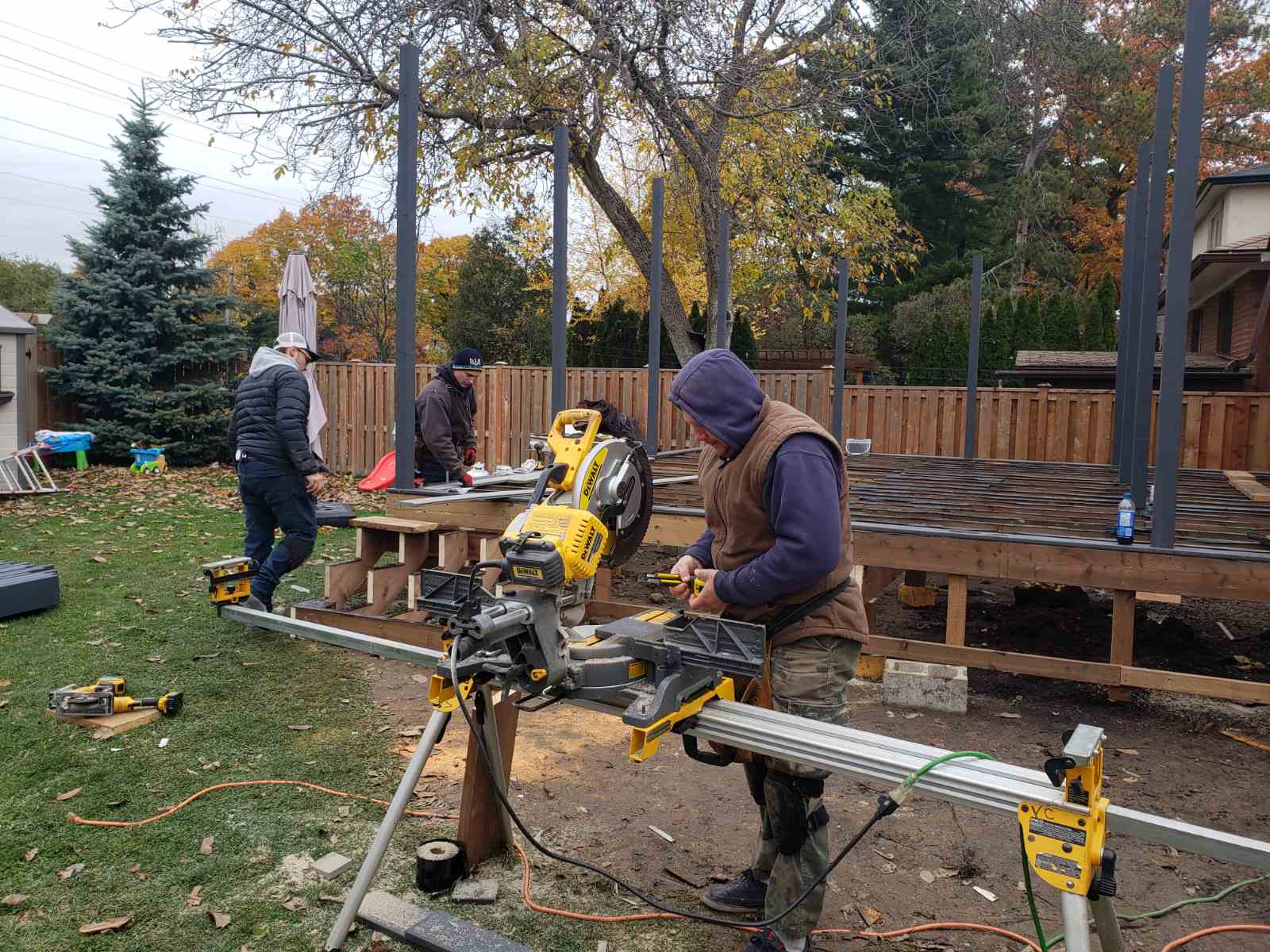 Deck Builders at work